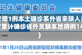 西安增1例本土确诊系外省来陕人员(西安累计确诊省外关联本地病例14例)