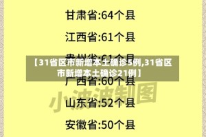 【31省区市新增本土确诊5例,31省区市新增本土确诊21例】