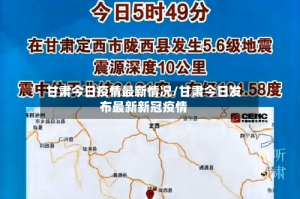 甘肃今日疫情最新情况/甘肃今日发布最新新冠疫情