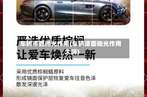 车辆漆面抛光作用(车辆漆面抛光作用大吗)