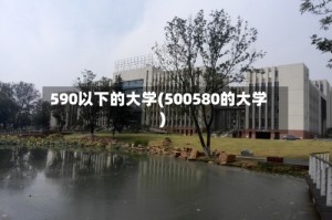 590以下的大学(500580的大学)