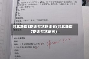 河北新增8例无症状感染者(河北新增7例无症状病例)