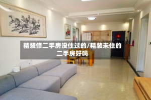 精装修二手房没住过的/精装未住的二手房好吗
