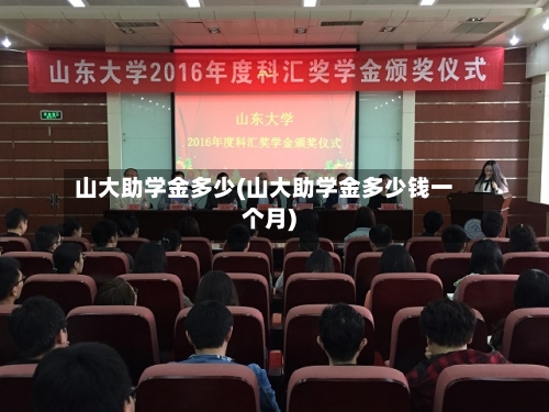 山大助学金多少(山大助学金多少钱一个月)-第2张图片