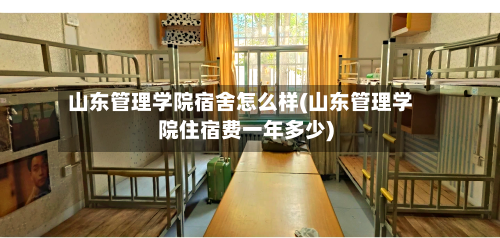 山东管理学院宿舍怎么样(山东管理学院住宿费一年多少)-第3张图片
