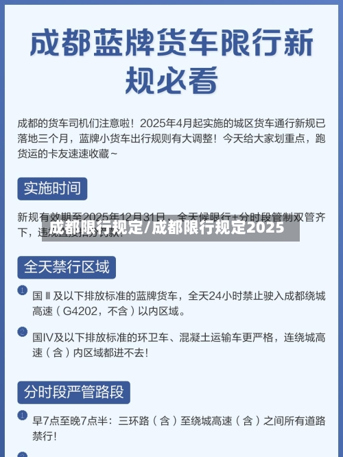 成都限行规定/成都限行规定2025-第1张图片