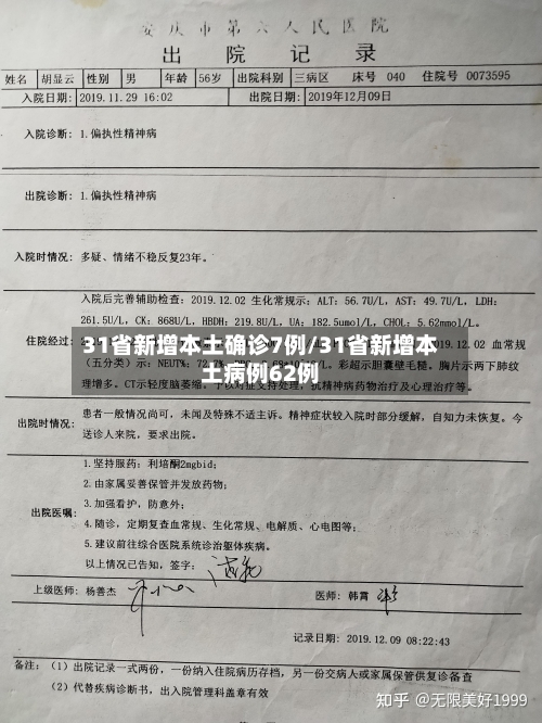 31省新增本土确诊7例/31省新增本土病例62例-第1张图片