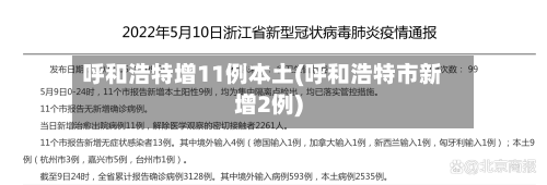 呼和浩特增11例本土(呼和浩特市新增2例)-第1张图片