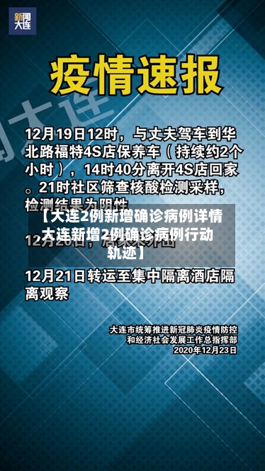 【大连2例新增确诊病例详情,大连新增2例确诊病例行动轨迹】-第2张图片