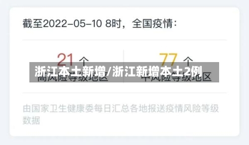 浙江本土新增/浙江新增本土2例-第1张图片