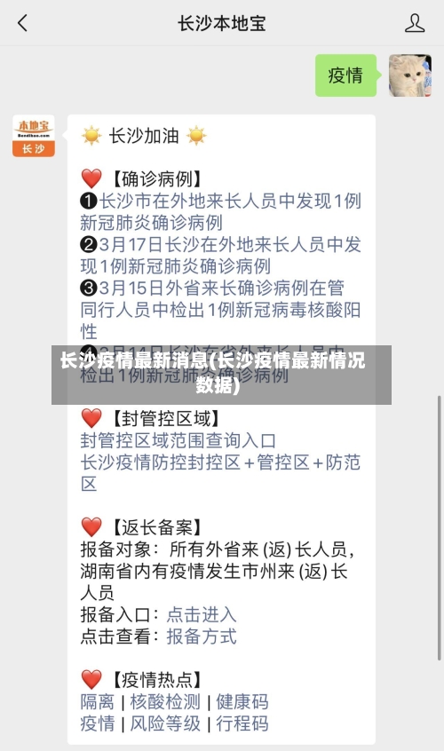 长沙疫情最新消息(长沙疫情最新情况数据)-第1张图片