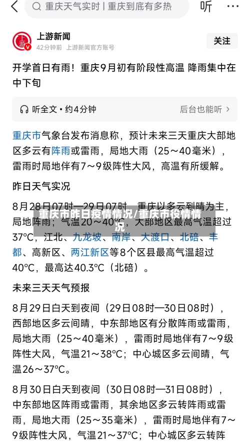 重庆市昨日疫情情况/重庆市役情情况-第2张图片